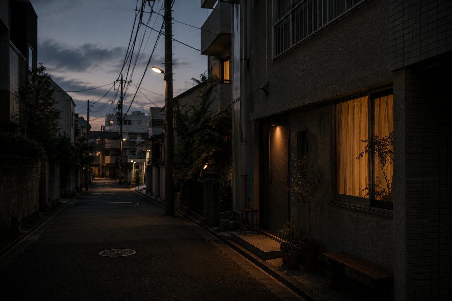 神宮前の、静かな裏通りにある doze